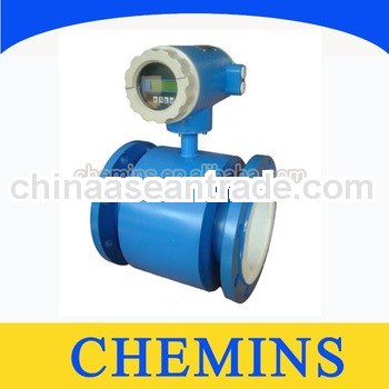 Electromagnetic flow meter flow counter