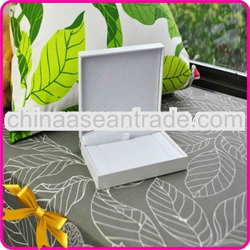 Elegance white printed boutique custom jewelry boxes packaging