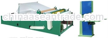 Embossing napkin folding perforating machine