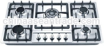 Energy-saving Stainless steel panel gas stove , cooktop