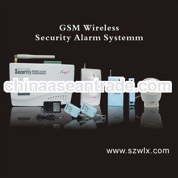 English Voice-prompt Wireless GSM Home Alarm System