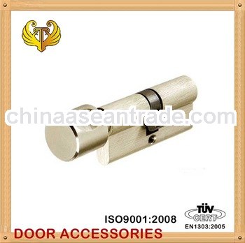 Euro Lock Cylinder/thumbturn cylinder lock/satin nickle