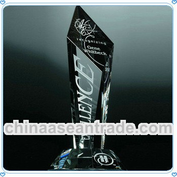 Excellent Crystal Trophy Gifts For Achievement Souvenir