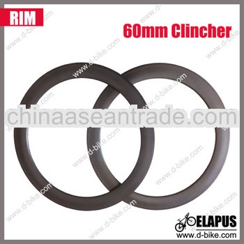 Excellent Quality Carbon 700C Bike Rim 60mm Clincher