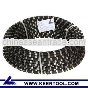 Excellent granite diamond wire saw for quarry with vulcanized rubber