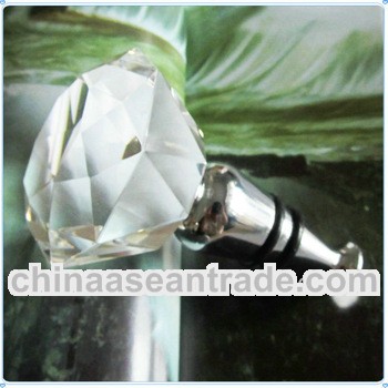 Facet Crystal Diamond Design Wine Stopper for Party Souvenirs