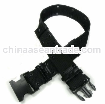 Factory Custom Quick Release Buckle Black Military belt