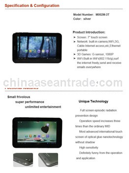 Factory direct small size tablet pc 7" Capacitive touch