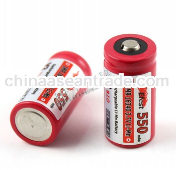 Factory price for Efest IMR 16340 battery ecigs tube battery Mech mods battery