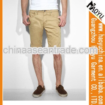 Famous name brand short men jeans high waisted jean shorts wholesale (HYMS94)