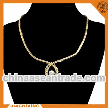 Fashion Crystal Gold Necklaces Jewelry