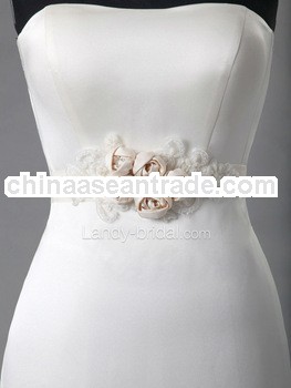 Fashion Handmade Flowers Appliques Beaded Belts