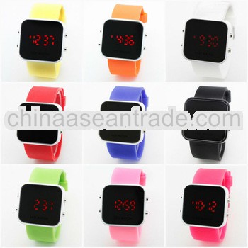 Fashion New LED Digital watch Colorful Silicone Sports Watch