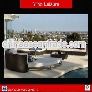 Fashion Outdoor Rattan Round Lounge Sofa Set RB180