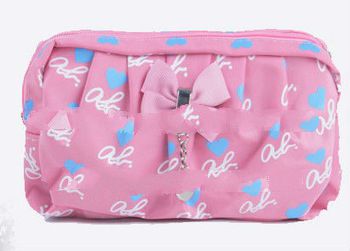 Fashion Small Fancy Cosmetic Bag With Zipper