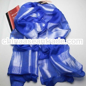 Fashion beautiful jacquard silk scarves wholesale