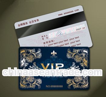 Fashion design plastic business card