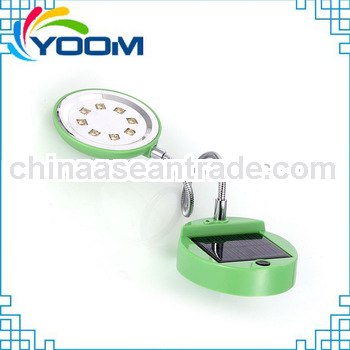 Fashion plastic solar table light for bedside reading book YMC-L02