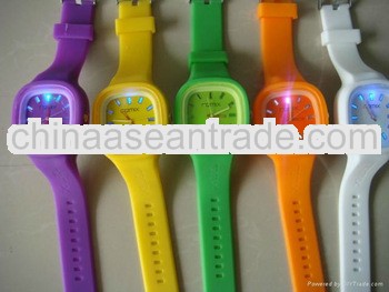 Fashion silicone designer watches for promotion