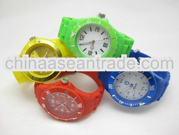 Fashion silicone ion health watch