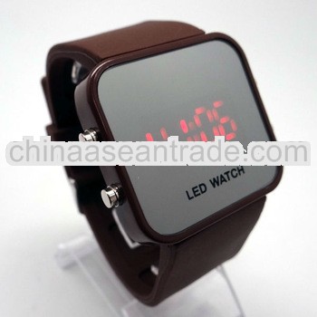 Fashion silicone led watch instructions, OEM welcome