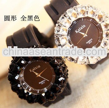 Fashion stylish mk silicone watch for lady