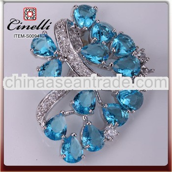 Fashion zircon pendant jewelry set