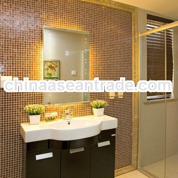 Fashional designed golden reflective glass mirror