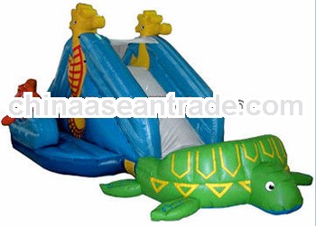 Fish and Turtle Funny Inflatable Slide