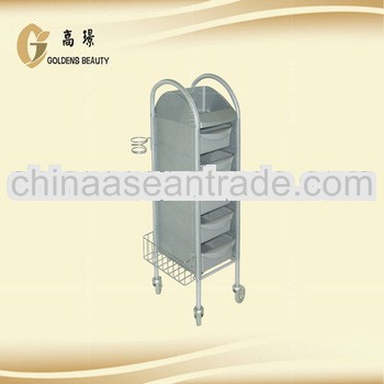 Five-drawer Rolling Trolley Cart with Top Shelf DM-5040