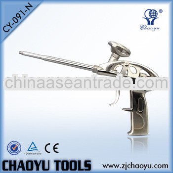 Foam pistol/foam gun made of aluminium with nickel coated for professional use