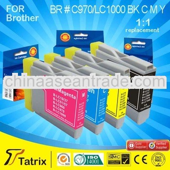 For Brother LC970, Compatible LC970 Ink Cartridge for Brother LC970 , With 2 Years Warranty.