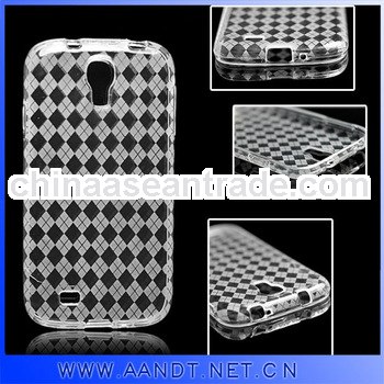 For Samsung Galaxy i9500 S4 Clear Rubber Gel TPU Case