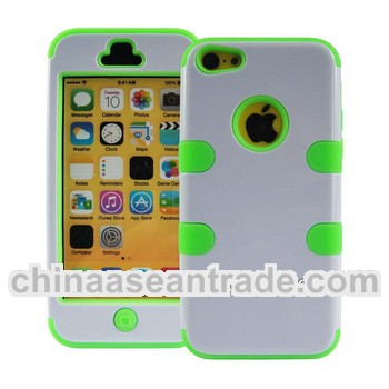 For iphone5C Armor hybrid case, verious colors. customize designs case