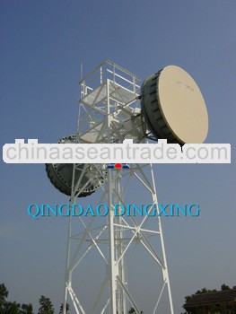 Four Legged GSM telecommunication tower Microwave Tower