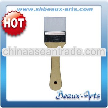 Free art supply samples(White nylon hair paint brush with wooden handle)