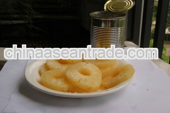 Fresh better canned pineapple sliced/ ring in syrup in tins