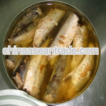 Fresh canned sardines