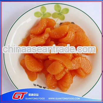 Fresh fruit canned mandarin orange in tin