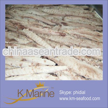 Frozen food cleaning cooked tuna loin