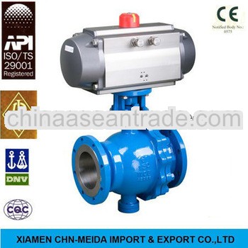 Full Port 2 PC Flanged End Pneumatic Ball Valves