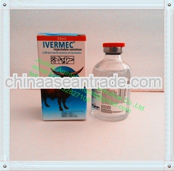 GMP certified manufacturer 1% 2% Ivermectin injection for aniaml