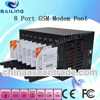 GPRS 8 Port GSM Modem Pool for send SMS MMS SMS Machine