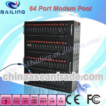 GSM 64 Port Modem Pool for Send bulk SMS SMS Machine