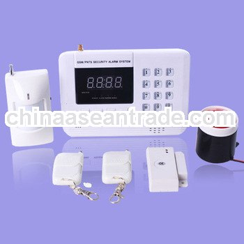 GSM & PSTN panic alarm system,infrared alarm wireless with 99 defense zones