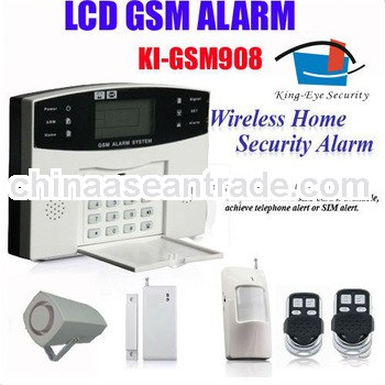 GSM SMS alert safe house alarm system security wireless voice alarm