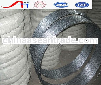 Galvanized Concertina Razor Wire for security fence(factory)