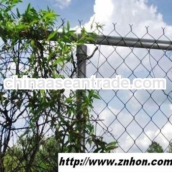 Galvanized chainlink fence