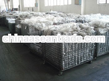 Galvanized steel crate