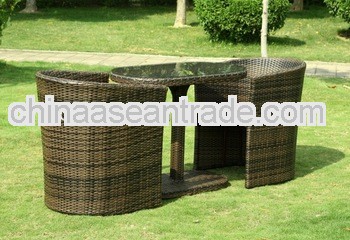 Garden furniture rattan dining set (DW-GT12 + DW-AC074)